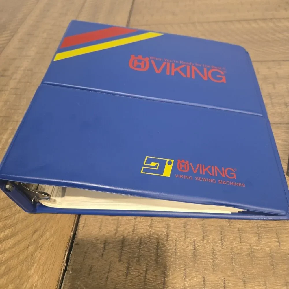 Vintage Husqvarna Viking Sewing Machine Model 900 Handbook Owner's Manual Binder